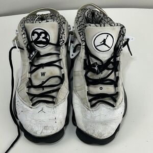 Nike Air Jordan 6 Rings White Black Men's Size 10.5 Basketball Shoes DD5077-107